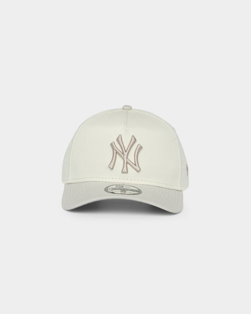 New Era New York Yankees 9FORTY A-Frame Snapback Chrome White