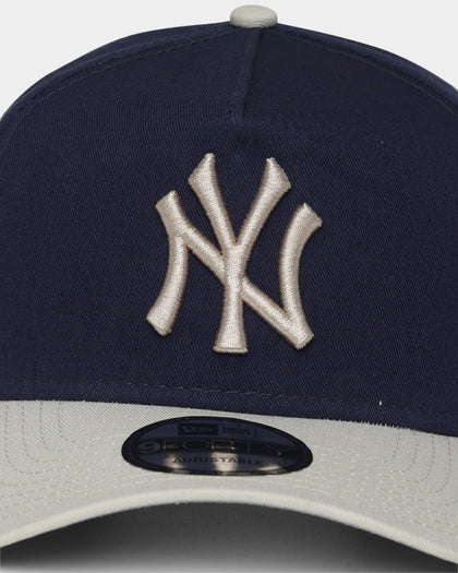 New Era New York Yankees 9FORTY A-Frame Snapback Navy/Stone