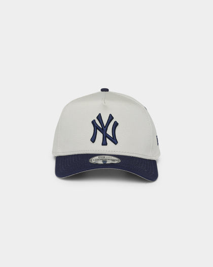 New Era New York Yankees 9FORTY A-Frame Snapback Stone/Navy