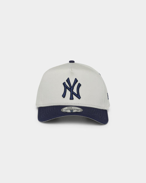 New Era New York Yankees 9FORTY A-Frame Snapback Stone/Navy
