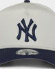 New Era New York Yankees 9FORTY A-Frame Snapback Stone/Navy