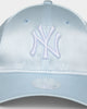 New Era Women's New York Yankees 'Satin' 9FORTY Cloth Strapback Baby Blue