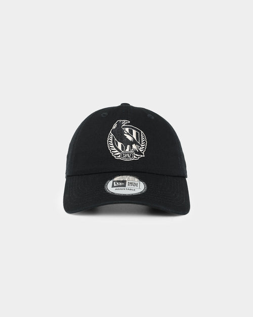 New Era Casual Classic Collingwood Magpies AFL Opening Bounce 2022 Cap Black Stone