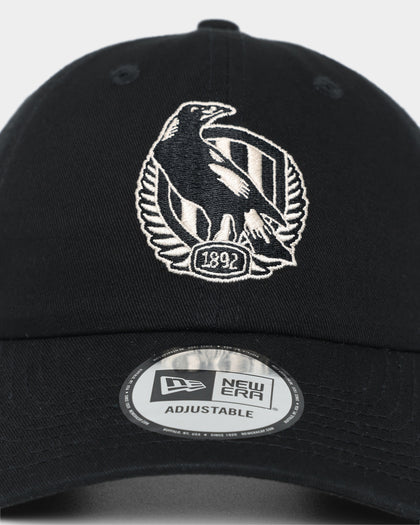 New Era Casual Classic Collingwood Magpies AFL Opening Bounce 2022 Cap Black Stone
