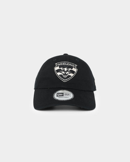 New Era Casual Classic Geelong Cats AFL Opening Bounce 2022 Cap Black Stone