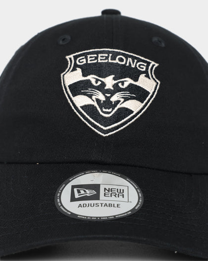 New Era Casual Classic Geelong Cats AFL Opening Bounce 2022 Cap Black Stone