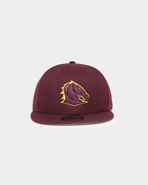 New Era Brisbane Broncos NRL Kick Off 2022 9FIFTY Snapback Official Team Colours Dark Purple