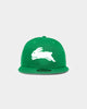 New Era South Sydney Rabbitohs NRL Kick Off 2022 9FIFTY Snapback Official Team Colours Green