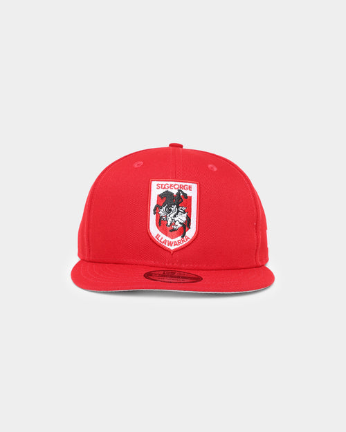 New Era St. George Illawarra Dragons NRL Kick Off 2022 9FIFTY Snapback Official Team Colours Red