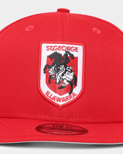 New Era St. George Illawarra Dragons NRL Kick Off 2022 9FIFTY Snapback Official Team Colours Red