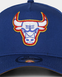 New Era Chicago Bulls "Cereal" 9FORTY A-Frame Snapback Light Royal