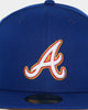 New Era Atlanta Braves "Cereal Wheat Bottoms" 59FIFTY Fitted Light Royal