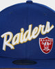 New Era Las Vegas Raiders "Cereal Wheat Bottoms" 59FIFTY Fitted Light Royal