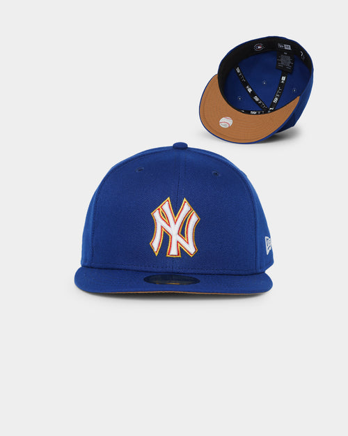 New Era New York Yankees "Cereal Wheat Bottoms" 59FIFTY Fitted Light Royal