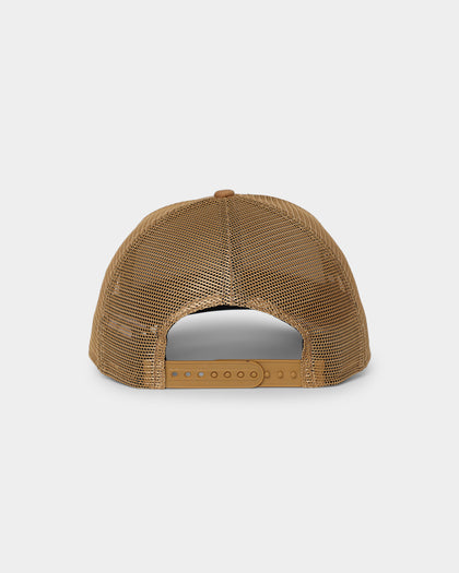 New Era Chicago Bulls 'Wheat' 9FORTY A-Frame Trucker Snapback Wheat/Black