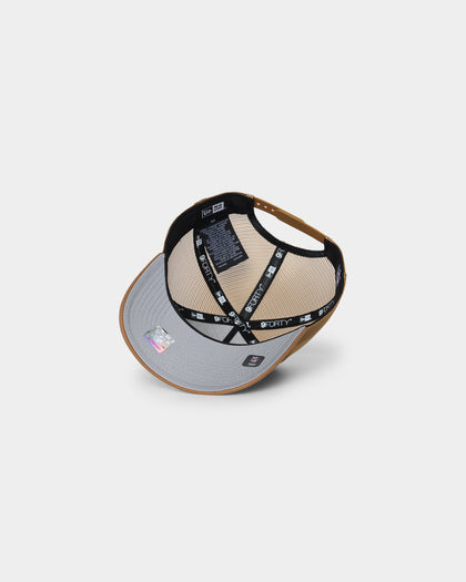 New Era Las Vegas Raiders 'Wheat' 9FORTY A-Frame Trucker Snapback Wheat/Black