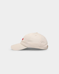 X-Large Low Profile Text Strapback Stone