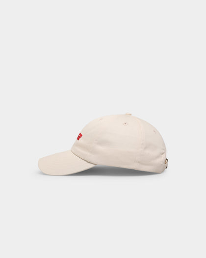 X-Large Low Profile Text Strapback Stone