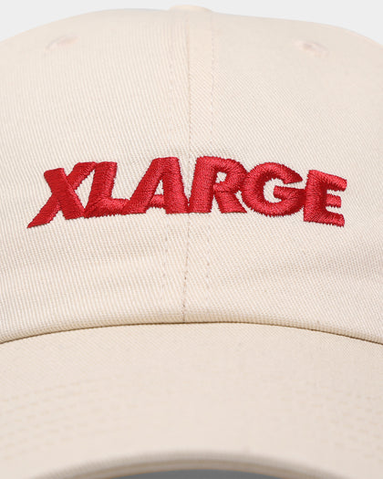 X-Large Low Profile Text Strapback Stone