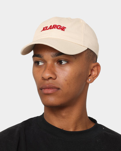 X-Large Low Profile Text Strapback Stone