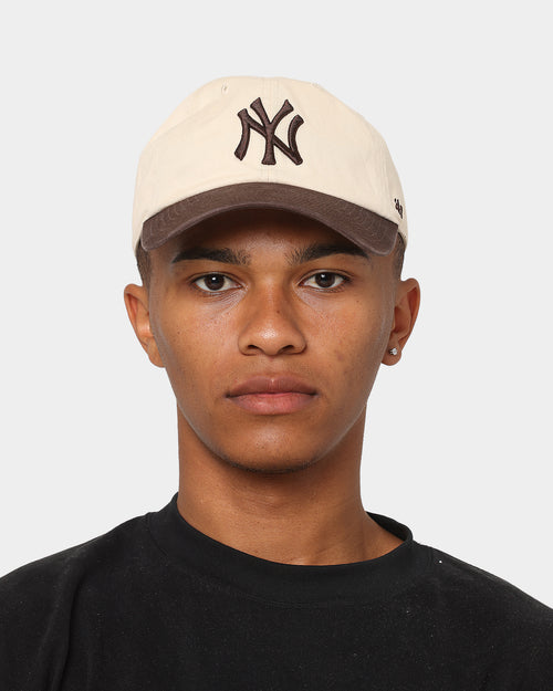47 Brand New York Yankees 'Cookies & Cream' Clean Up Strapback Natural/Brown