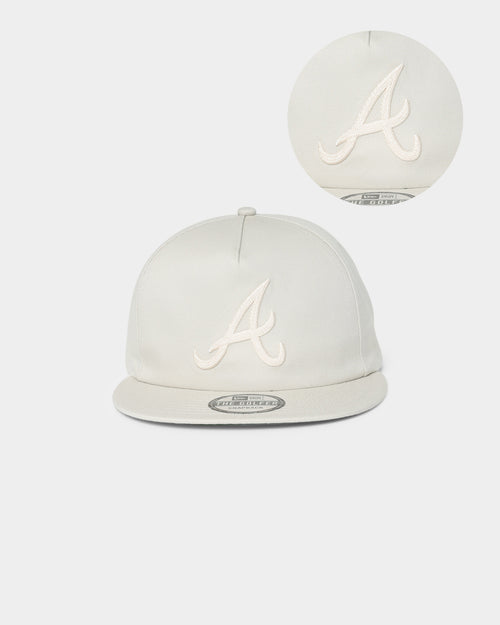 New Era Atlanta Braves 'Chain Stitch' Old Golfer Snapback Stone