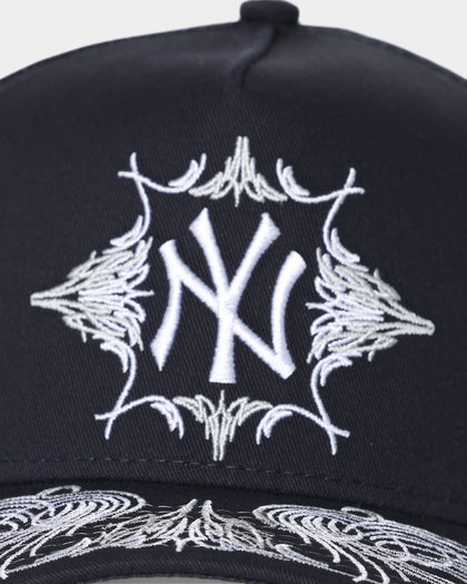 New Era New York Yankees 'Flare Designs' 9FORTY A-Frame Trucker Snapback Original Team Colours