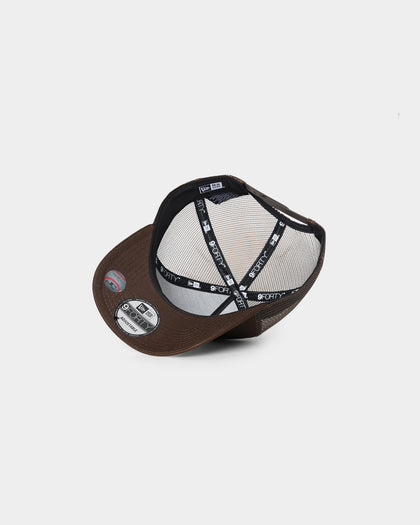 New Era San Diego Padres 'Flare Designs' 9FORTY A-Frame Trucker Snapback Original Team Colours