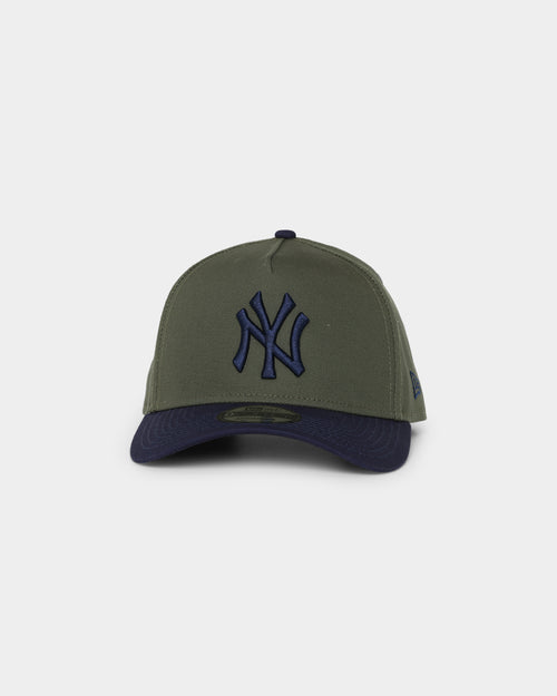 New Era New York Yankees 9FORTY A-Frame Snapback Olive