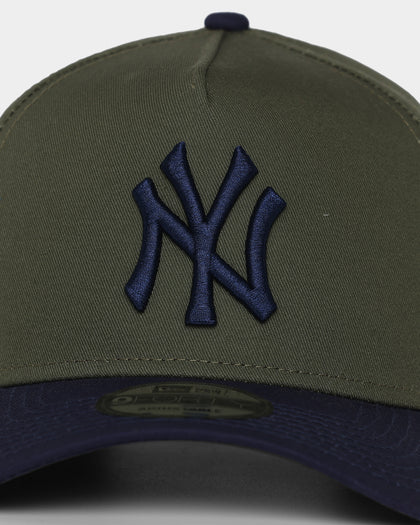 New Era New York Yankees 9FORTY A-Frame Snapback Olive