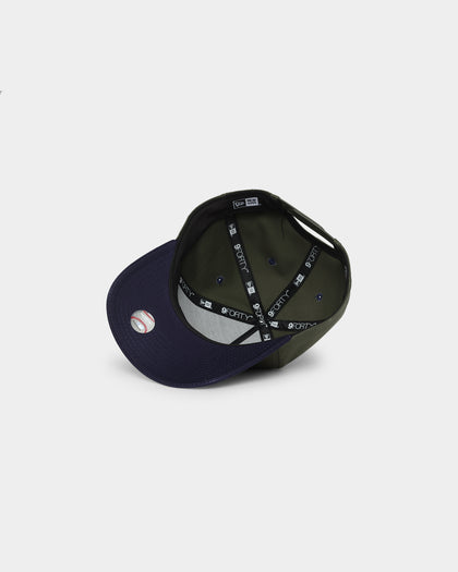 New Era New York Yankees 9FORTY A-Frame Snapback Olive