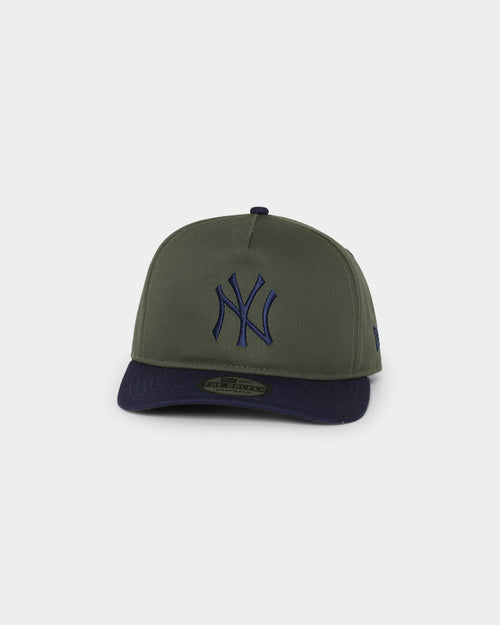 New Era New York Yankees Old Golfer Snapback Olive