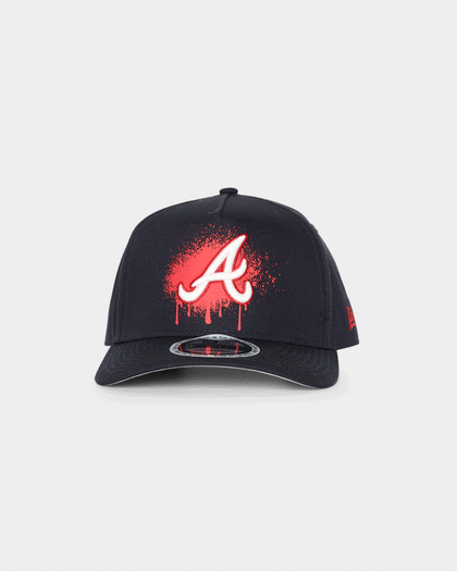 New Era Atlanta Braves 'Spray Paint Glow' 9FORTY A-Frame Snapback Original Team Colours