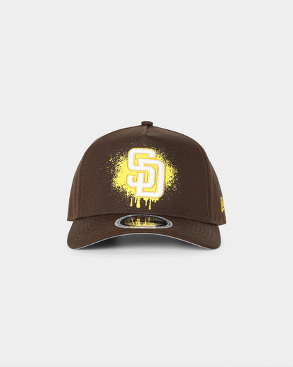 New Era San Diego Padres 'Spray Paint Glow' 9FORTY A-Frame Snapback Original Team Colours