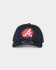 New Era Atlanta Braves 'Spray Paint Glow' 9FORTY A-Frame Trucker Snapback Original Team Colours