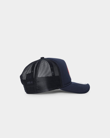 New Era Atlanta Braves 'Spray Paint Glow' 9FORTY A-Frame Trucker Snapback Original Team Colours