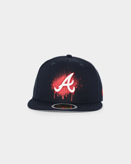 New Era Atlanta Braves 'Spray Paint Glow' 59FIFTY Fitted Original Team Colours