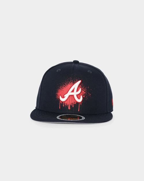 New Era Atlanta Braves 'Spray Paint Glow' 59FIFTY Fitted Original Team Colours