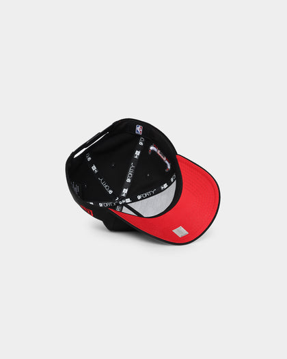 New Era Chicago Bulls 'Arch' 9FORTY A-Frame Snapback Black/Original Team Colours