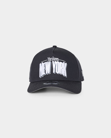 New Era New York Yankees 'Arch' 9FORTY A-Frame Snapback Black/Original Team Colours