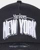 New Era New York Yankees 'Arch' 9FORTY A-Frame Snapback Black/Original Team Colours