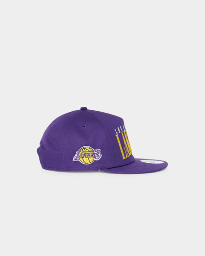 New Era Los Angeles Lakers 'Classic Spellout' The Golfer Snapback Original Team Colours