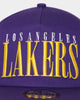 New Era Los Angeles Lakers 'Classic Spellout' The Golfer Snapback Original Team Colours