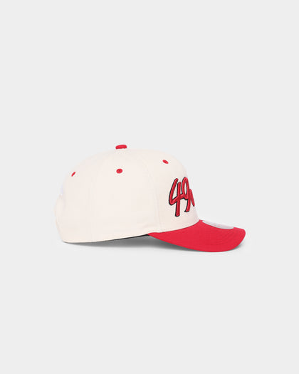 Mitchell & Ness San Francisco 49ers "Cream Team Script" Pro Crown Snapback Cream