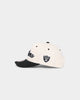 Mitchell & Ness Las Vegas Raiders "Cream Team Script" Pro Crown Snapback Cream