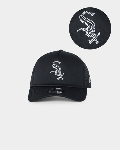 New Era Chicago White Sox 'Rhinestone' 9FORTY A-Frame Trucker Snapback Rhinestone