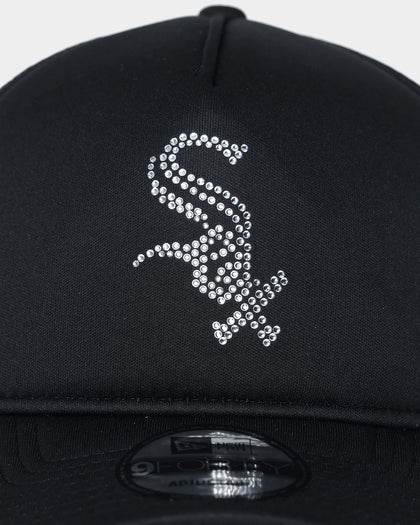 New Era Chicago White Sox 'Rhinestone' 9FORTY A-Frame Trucker Snapback Rhinestone