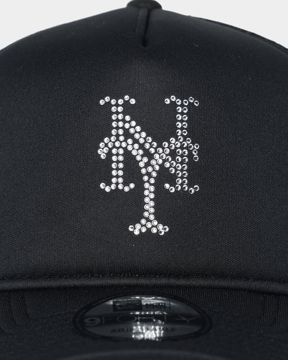 New Era New York Mets 'Rhinestone' 9FORTY A-Frame Trucker Snapback Rhinestone