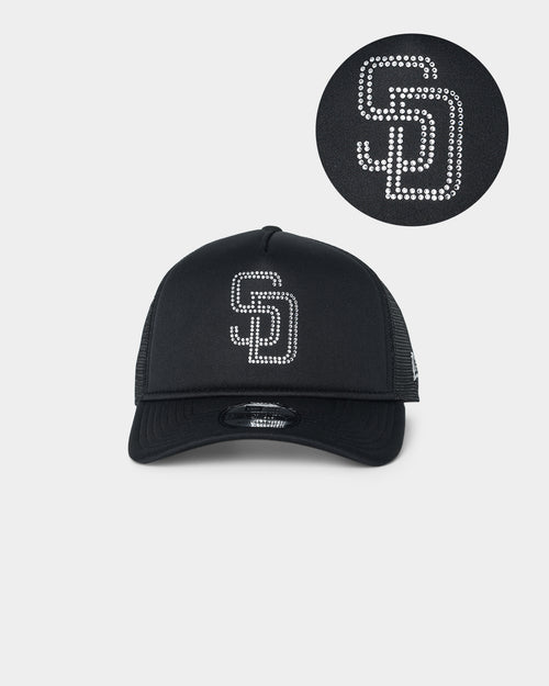 New Era San Diego Padres 'Rhinestone' 9FORTY A-Frame Trucker Snapback Rhinestone