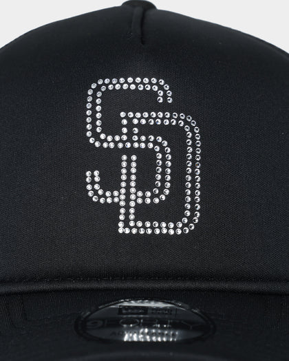 New Era San Diego Padres 'Rhinestone' 9FORTY A-Frame Trucker Snapback Rhinestone